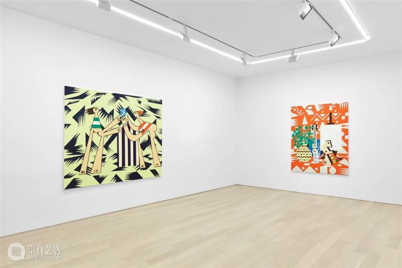 展览现场 | 法拉·阿塔斯(Farah Atassi)「绘画」@ 阿尔敏·莱希巴黎 法拉 阿塔斯 阿尔敏 莱希 巴黎 Atassi 现场 舞台 布面 油画 崇真艺客