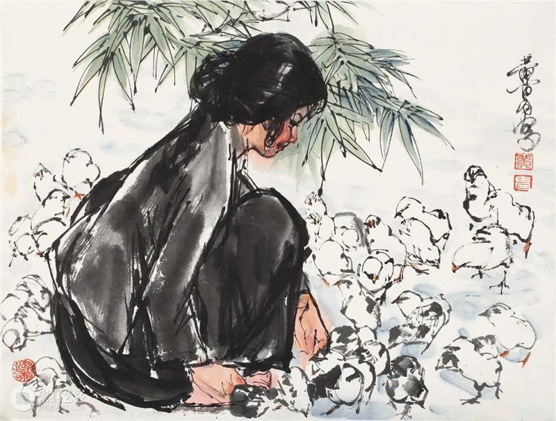 敬华春拍丨以形写神的人物画 人物画 敬华春 敬华 艺术品 艺术 空间 上海市 静安区 铜仁路92号 春潮 崇真艺客