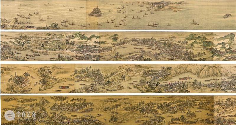 《康熙南巡图》第六卷首度合璧亮相 艺术财经 蘇富比 康熙南巡图 卷首度 宫廷 绘画 辉煌 巨制 康熙皇帝 全套 艺术 历史 崇真艺客