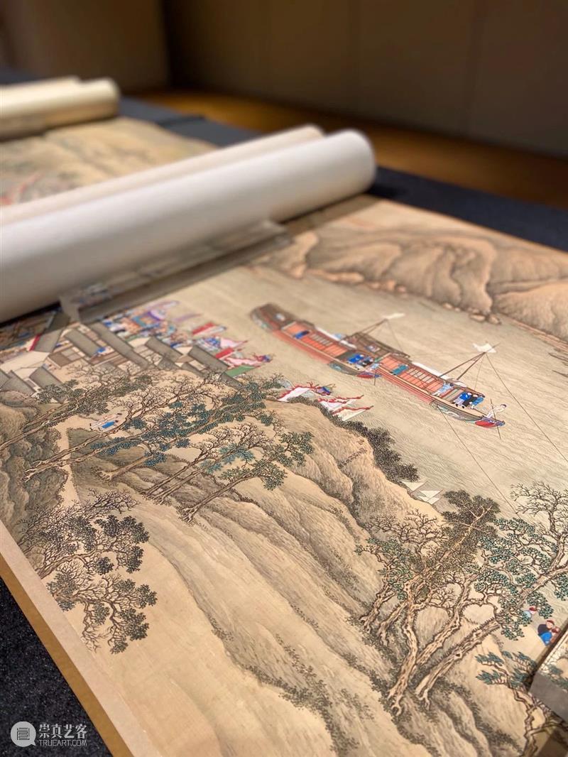 《康熙南巡图》第六卷首度合璧亮相 艺术财经 蘇富比 康熙南巡图 卷首度 宫廷 绘画 辉煌 巨制 康熙皇帝 全套 艺术 历史 崇真艺客
