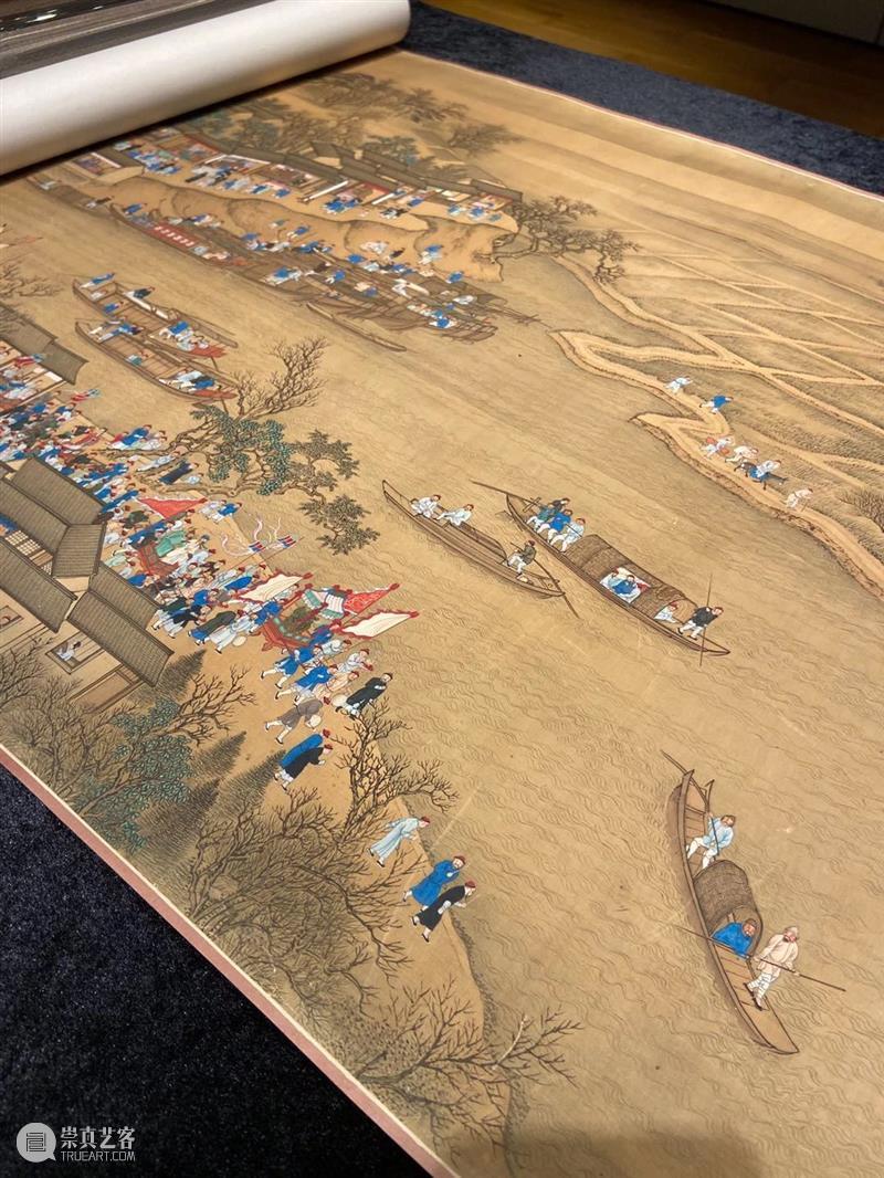 《康熙南巡图》第六卷首度合璧亮相 艺术财经 蘇富比 康熙南巡图 卷首度 宫廷 绘画 辉煌 巨制 康熙皇帝 全套 艺术 历史 崇真艺客