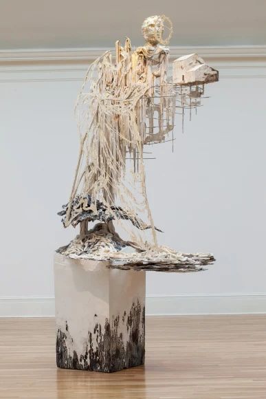同行/被冻结的坍塌 | Diana Al-Hadid Hadid 同行 亚裔 美国 当代 艺术家 生活 工作 布鲁克林 雕塑 崇真艺客