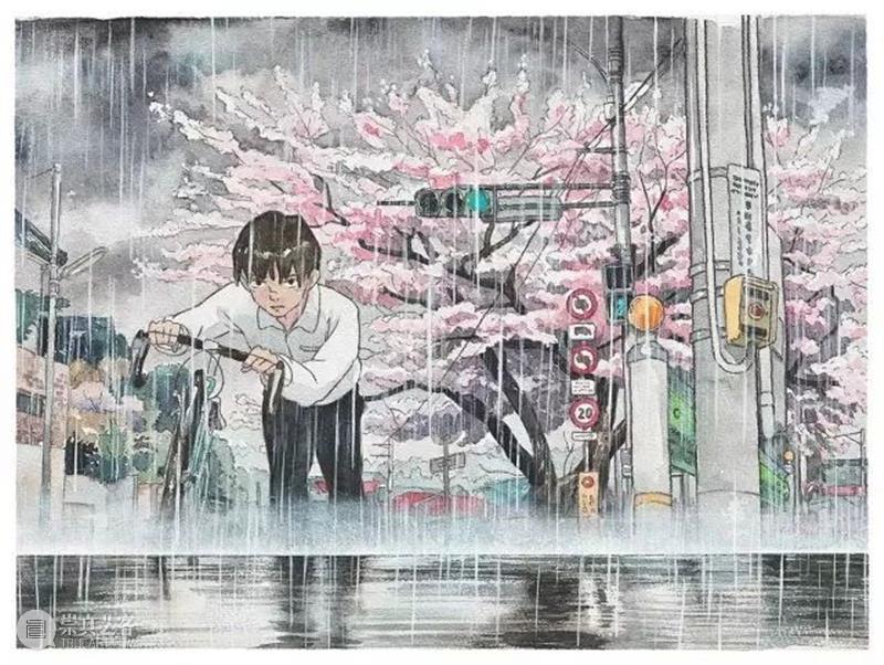 建筑丨这些美到窒息的动画场景原来都是他画的！波兰画家记录的东京 波兰 画家 动画 东京 建筑 场景 上方 右上 公众 美术志 崇真艺客