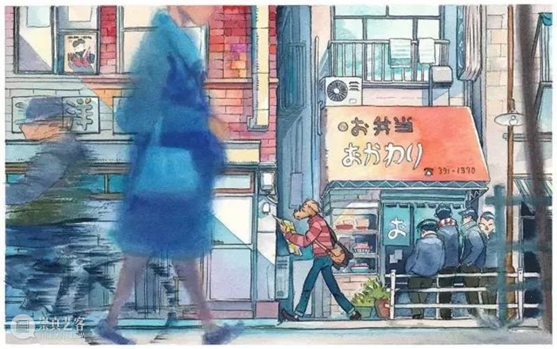 建筑丨这些美到窒息的动画场景原来都是他画的！波兰画家记录的东京 波兰 画家 动画 东京 建筑 场景 上方 右上 公众 美术志 崇真艺客