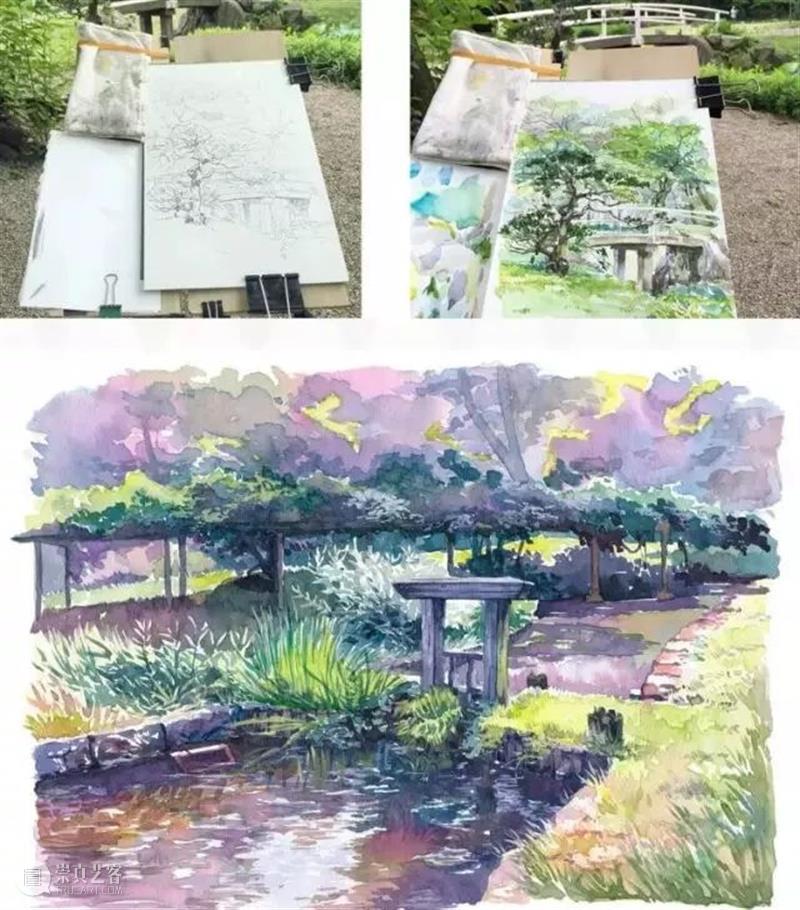 建筑丨这些美到窒息的动画场景原来都是他画的！波兰画家记录的东京 波兰 画家 动画 东京 建筑 场景 上方 右上 公众 美术志 崇真艺客