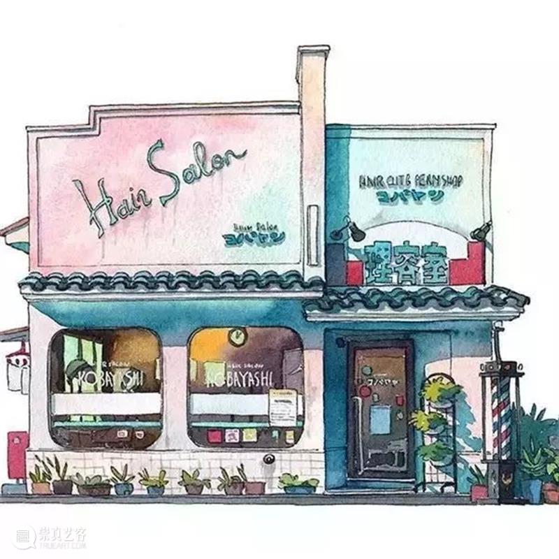 建筑丨这些美到窒息的动画场景原来都是他画的！波兰画家记录的东京 波兰 画家 动画 东京 建筑 场景 上方 右上 公众 美术志 崇真艺客
