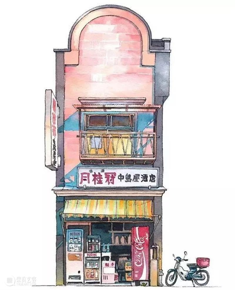 建筑丨这些美到窒息的动画场景原来都是他画的！波兰画家记录的东京 波兰 画家 动画 东京 建筑 场景 上方 右上 公众 美术志 崇真艺客