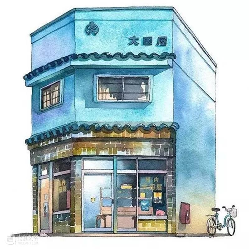 建筑丨这些美到窒息的动画场景原来都是他画的！波兰画家记录的东京 波兰 画家 动画 东京 建筑 场景 上方 右上 公众 美术志 崇真艺客