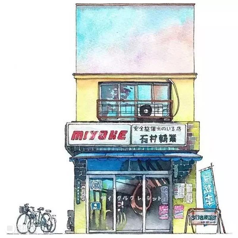 建筑丨这些美到窒息的动画场景原来都是他画的！波兰画家记录的东京 波兰 画家 动画 东京 建筑 场景 上方 右上 公众 美术志 崇真艺客