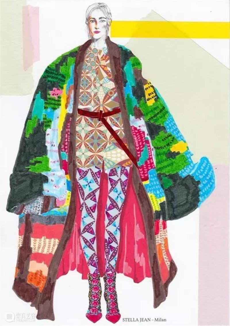 图集丨还没有灵感？100张创意手绘服装效果图奉上！ 创意 效果图 图集丨 灵感 服装 上方 右上 本文 服装设计师 时装 崇真艺客