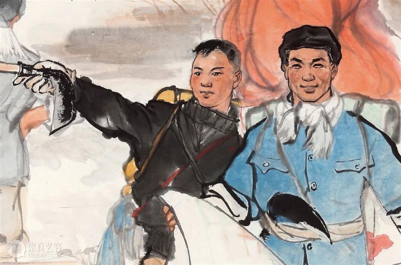 『中贸圣佳25周年春拍』 | 献礼国庆 红色经典 唐云 — 搏斗风雨中 唐云 红色 经典 风雨 拍卖会 Sungari Anniversary Auction 中国 书画 崇真艺客