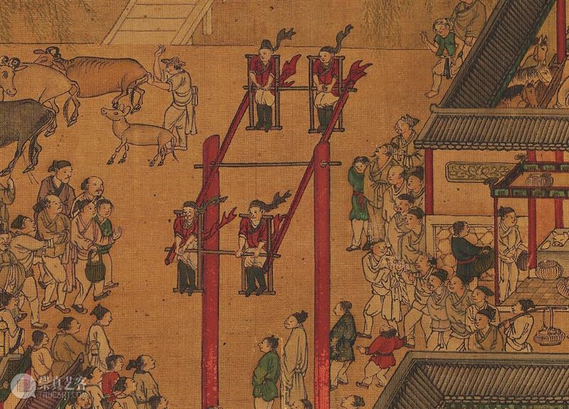 双节出门大型人山人海现场，和古画里的人一样多哈哈哈哈哈哈哈哈哈哈哈  博物馆丨看展览 古画 双节 现场 本文 耳朵 博物馆 erduolide 家庭 深度 假期 崇真艺客
