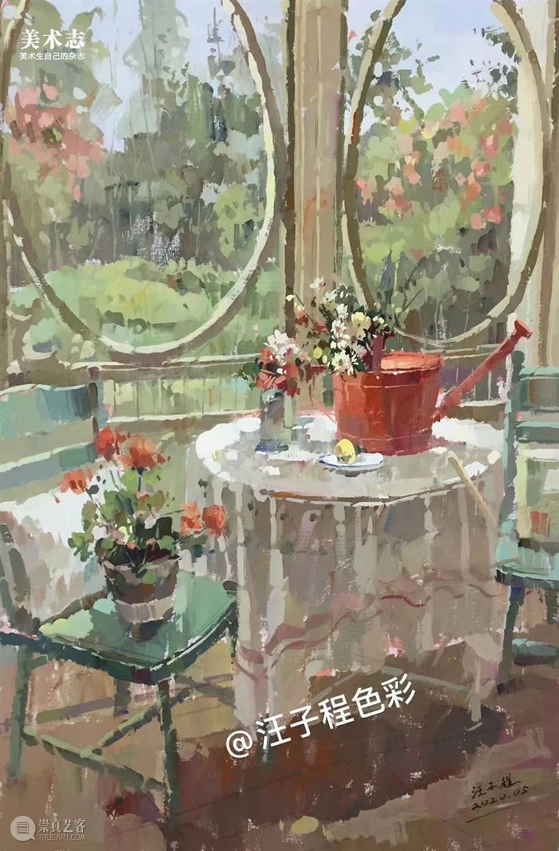 “请每天坚持练习”，想要好结果就必须长期练习！—— 汪子程  学美术，看▷ 崇真艺客