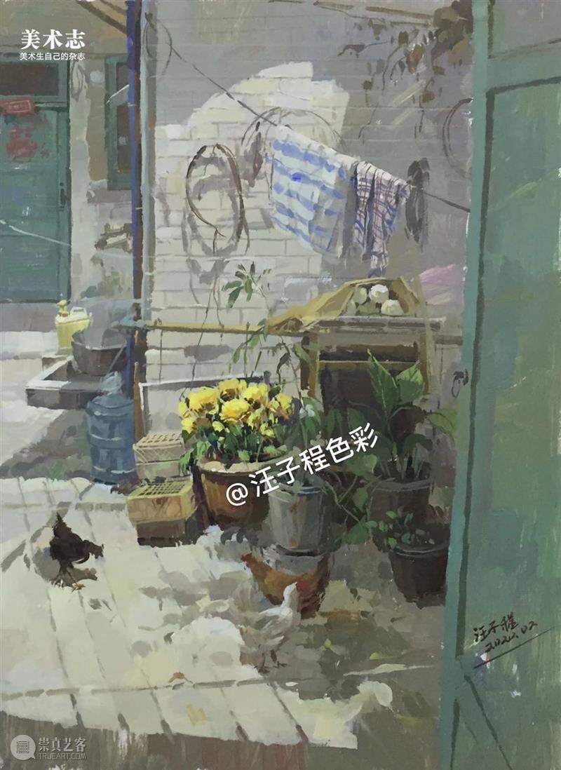 “请每天坚持练习”，想要好结果就必须长期练习！—— 汪子程  学美术，看▷ 崇真艺客