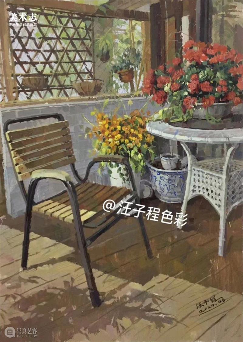 “请每天坚持练习”，想要好结果就必须长期练习！—— 汪子程  学美术，看▷ 崇真艺客