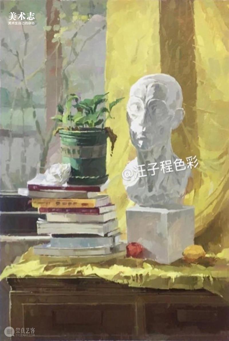 “请每天坚持练习”，想要好结果就必须长期练习！—— 汪子程  学美术，看▷ 崇真艺客