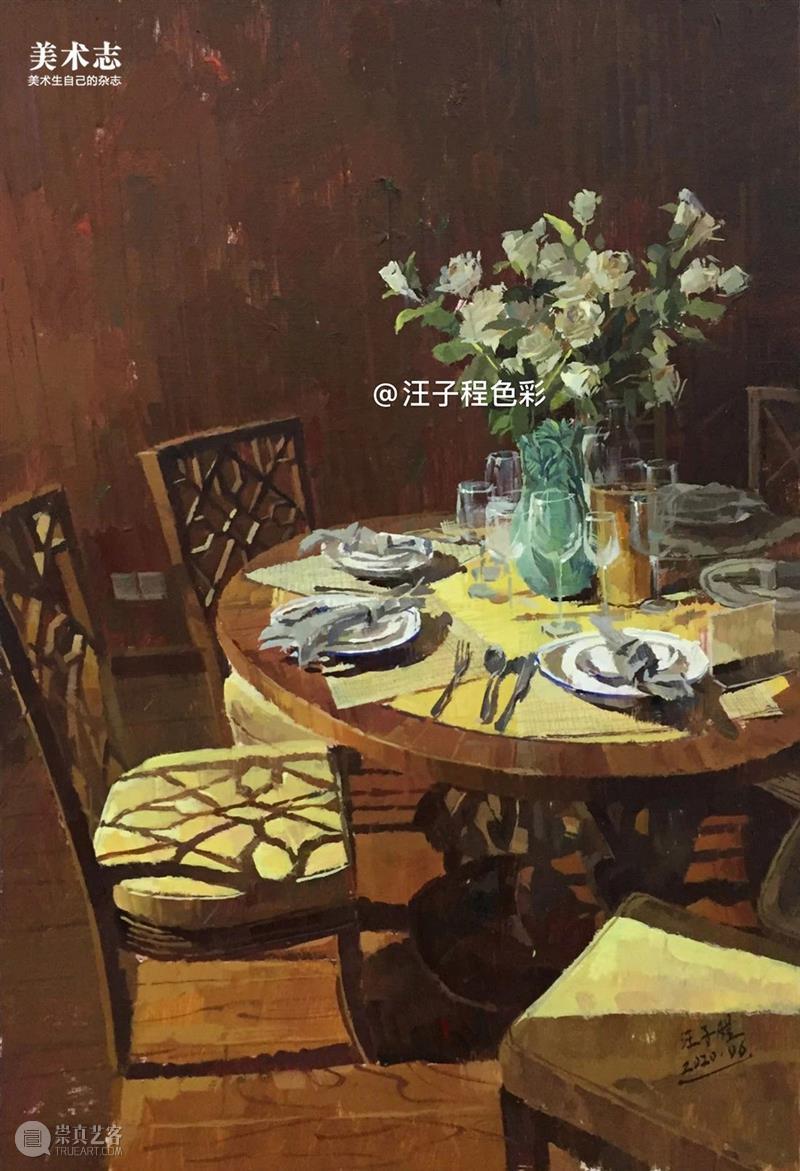 “请每天坚持练习”，想要好结果就必须长期练习！—— 汪子程  学美术，看▷ 崇真艺客