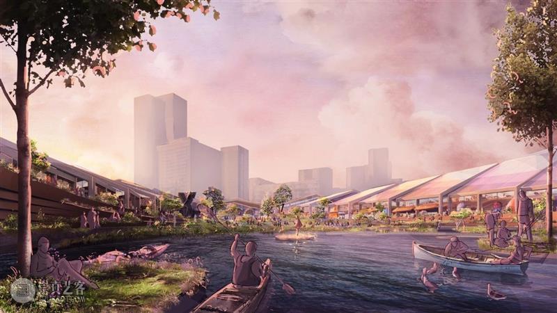 Heatherwick ‘旧金山滨水空间’方案，漂浮的“U” 视频资讯 ADCNews 旧金山 空间 Heatherwick 方案 Collective 游客 基建 设施 滨水码头 Cove 崇真艺客