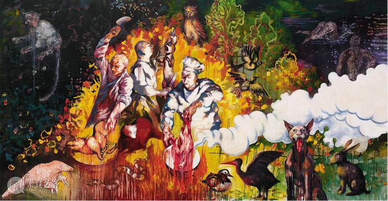 祥山 · 展评 | 石磊：绘画的巴洛克本质  莫妮卡·德玛黛 石磊 绘画 本质 祥山 展评 巴洛克 作品 族群进化 画家 眼里 崇真艺客