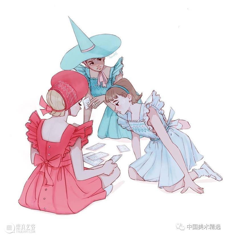一组时装插画，抱走当头像  中国美术精选 时装 插画 头像 南非 插画家 设计师 tasia 人像 时尚 理念 崇真艺客