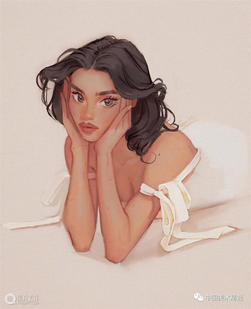 一组时装插画，抱走当头像  中国美术精选 时装 插画 头像 南非 插画家 设计师 tasia 人像 时尚 理念 崇真艺客