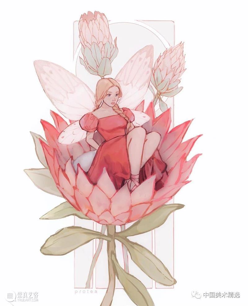 一组时装插画，抱走当头像  中国美术精选 时装 插画 头像 南非 插画家 设计师 tasia 人像 时尚 理念 崇真艺客