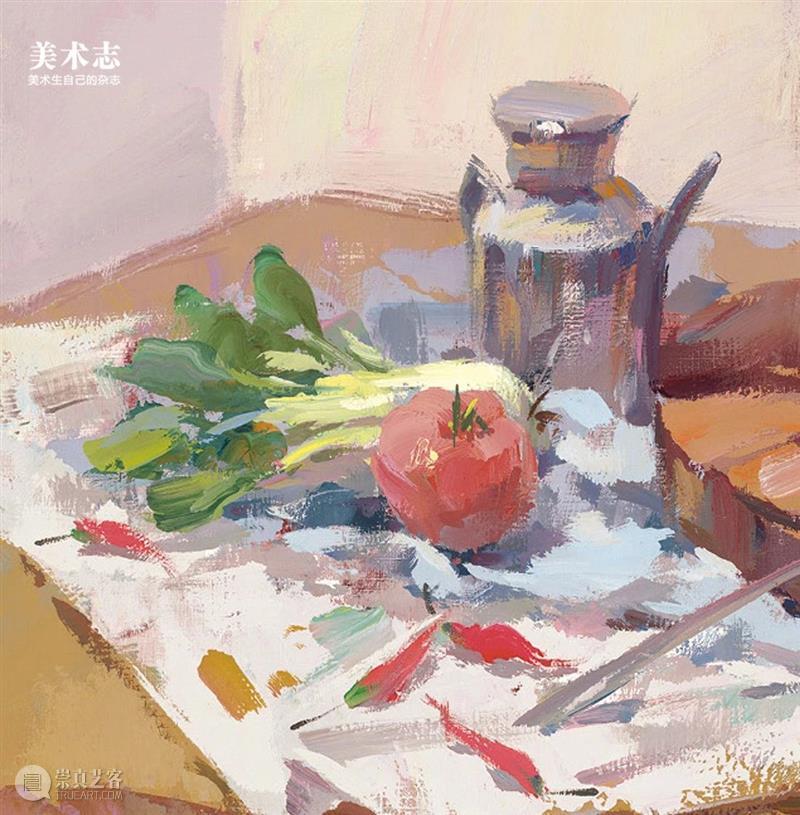 有详细的【作画步骤】用来学习，想不进步都难！  学美术，看▷ 崇真艺客