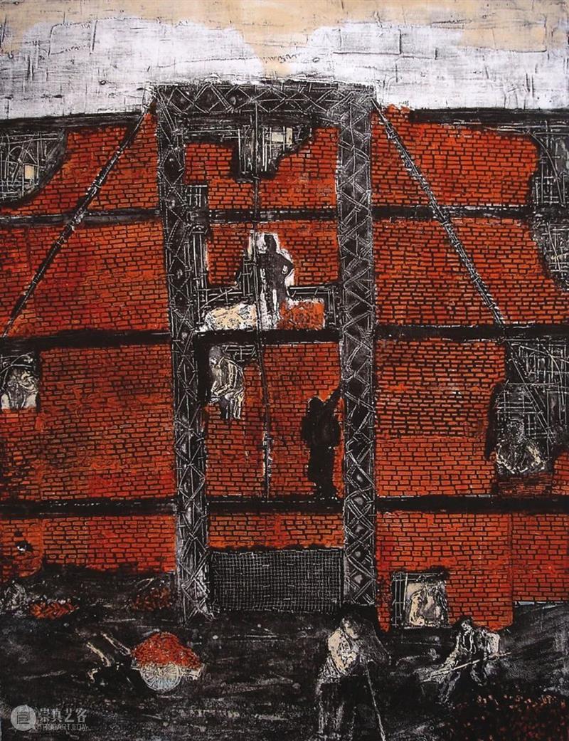 版画60年|参展作品及艺术家介绍（13）  西安美术馆 版画 作品 艺术家 回漪 展觐 西安美术学院 文献展 西安美术馆 西美 版画系 崇真艺客