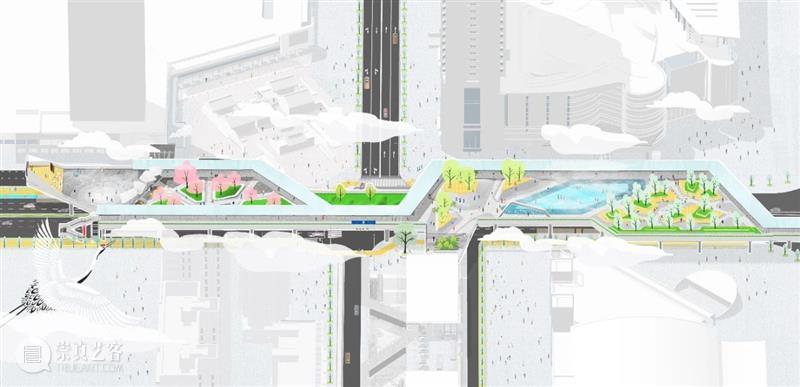 漂浮群岛，深圳龙岗2号天桥公园 / 坊城设计 坊城 群岛 深圳 龙岗2号 天桥公园 曾天培 项目 背景 万科 龙岗 崇真艺客