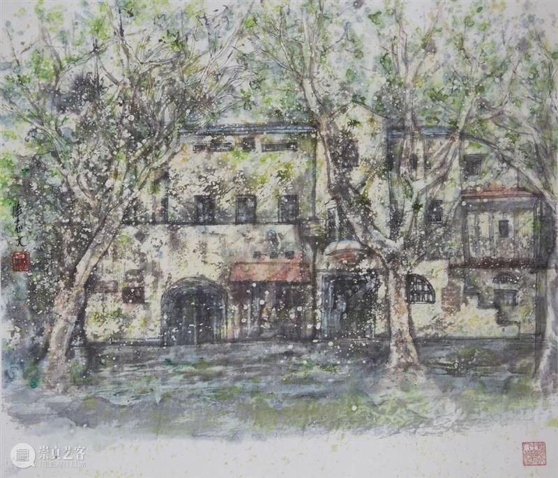 【展览预告】建筑可阅读系列之梧桐树下——从徐家汇到枫丹白露·陆志文画展 梧桐树下 徐家汇 枫丹白露 陆志文 画展 建筑 系列 时间 9:00 假日 崇真艺客