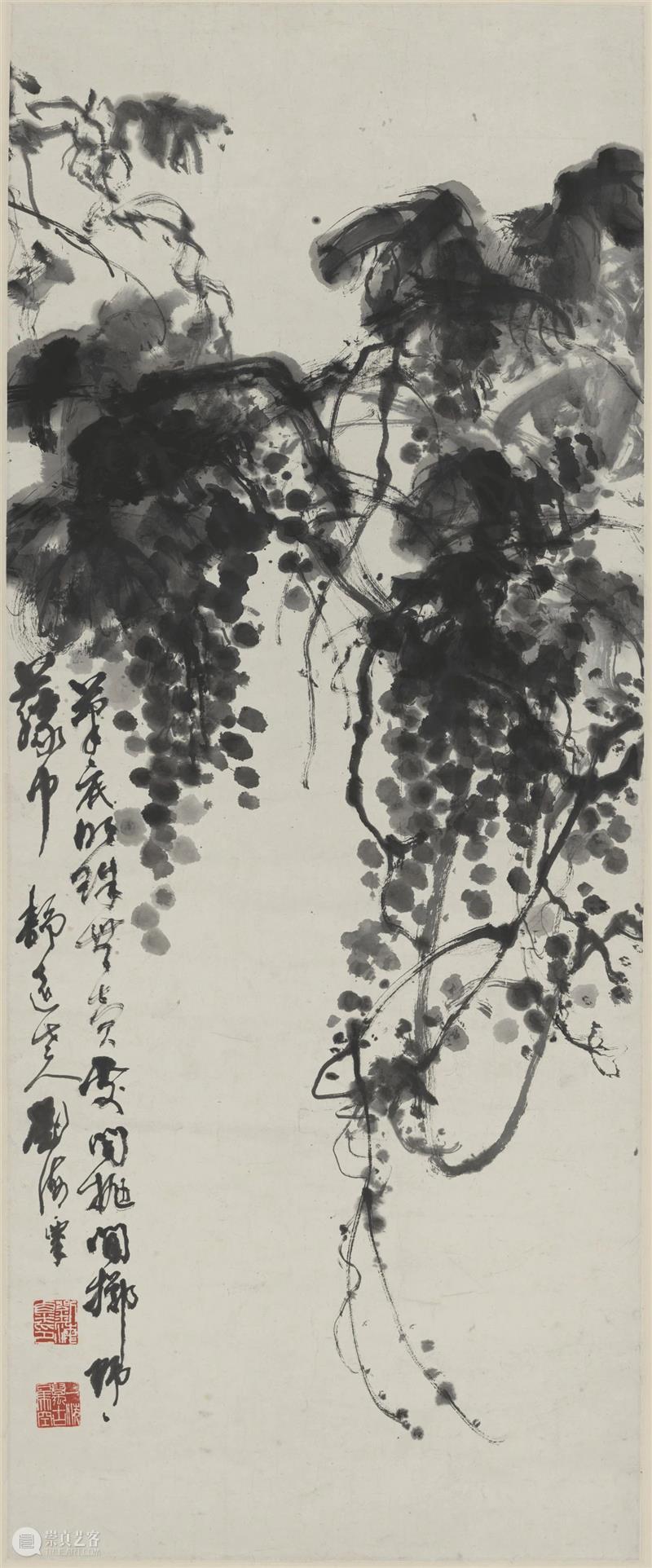 小粟说展第六期丨文字证源——刘海粟书法研究展之以书入画（国画篇） 刘海粟 文字 证源 书法 小粟 国画 刘海粟美术馆 长期 系列 展欲 崇真艺客