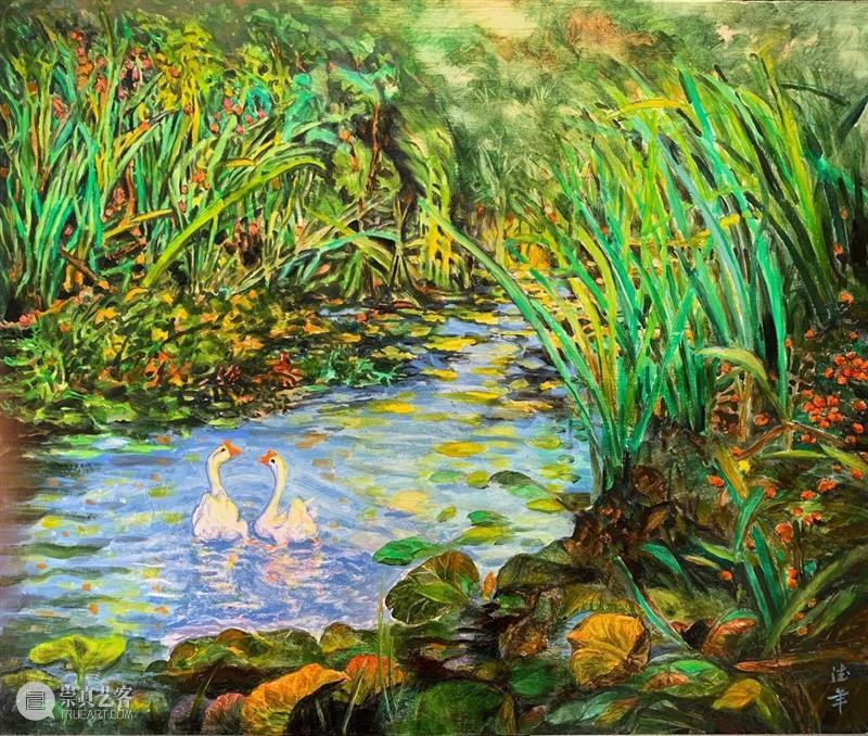 【展商秀】杰•艺术|西塞山前白鹭飞,桃花流水鳜鱼肥 艺术 展商秀 西塞山 白鹭 鳜鱼 艺术上海 上海 艺术界 首场 盛会 崇真艺客