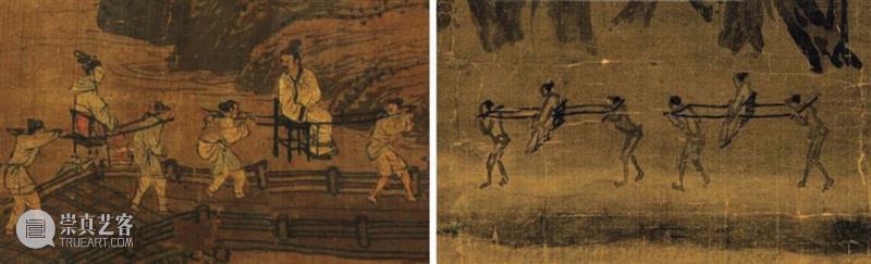 【保利拍卖十五周年】请君停鞭驻春色 青霄万里入画图丨（传）牟益《游春图》 游春图 牟益 春色 青霄万里 保利拍卖 画图 Lot4043牟 镜心 绢本 题签 崇真艺客