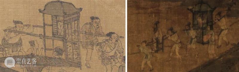 【保利拍卖十五周年】请君停鞭驻春色 青霄万里入画图丨（传）牟益《游春图》 游春图 牟益 春色 青霄万里 保利拍卖 画图 Lot4043牟 镜心 绢本 题签 崇真艺客