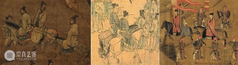 【保利拍卖十五周年】请君停鞭驻春色 青霄万里入画图丨（传）牟益《游春图》 游春图 牟益 春色 青霄万里 保利拍卖 画图 Lot4043牟 镜心 绢本 题签 崇真艺客