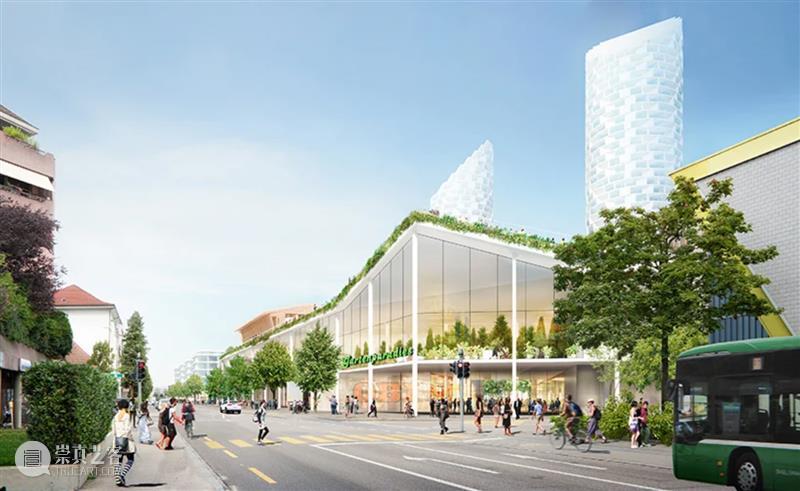 购物中心屋顶建造校园，赫尔佐格&德梅隆‘功能叠加’设计 购物中心 屋顶 赫尔佐格 功能 校园 &德梅隆 Meuron巴塞尔州政府 Christoph Merian 基金会 崇真艺客