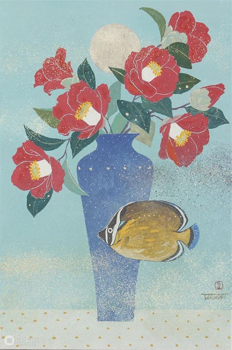 春风盎然 夏意清凉 春风 夏意 日本 画家 Takashi Ueno 上野 神奈川县 东京艺术大学 期间 崇真艺客
