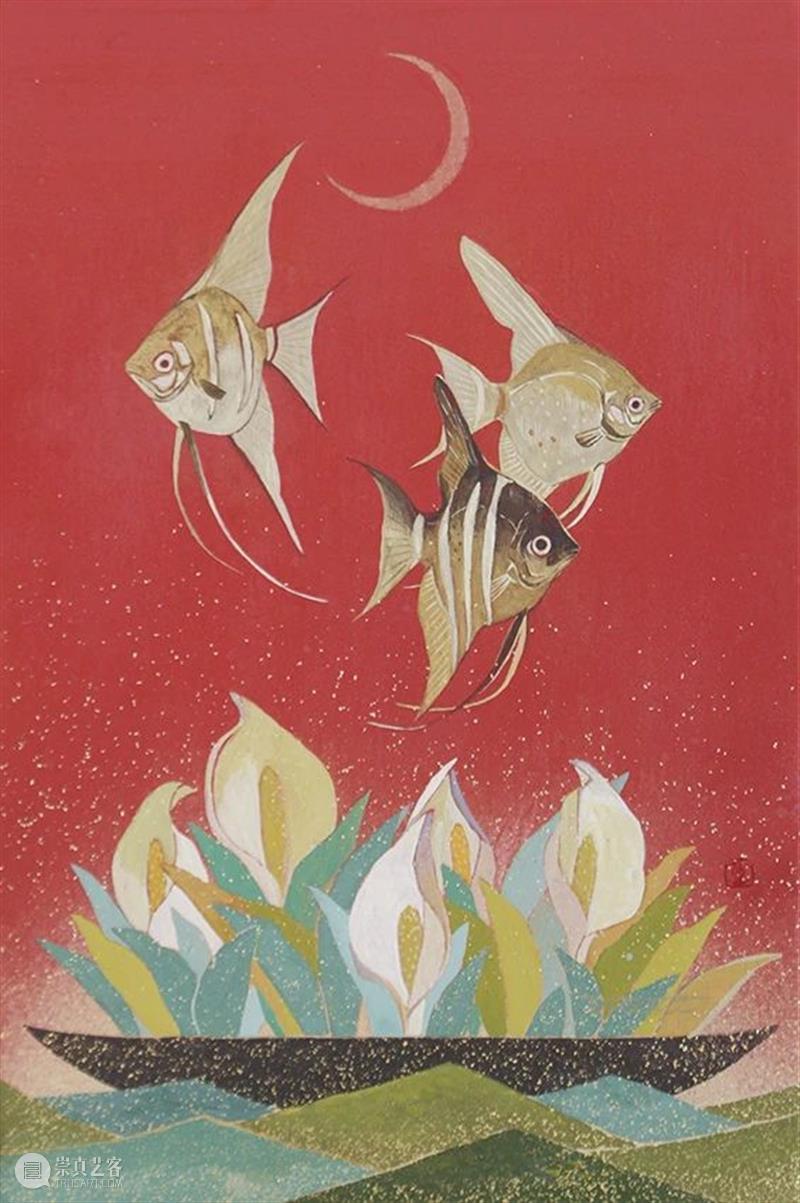 春风盎然 夏意清凉 春风 夏意 日本 画家 Takashi Ueno 上野 神奈川县 东京艺术大学 期间 崇真艺客