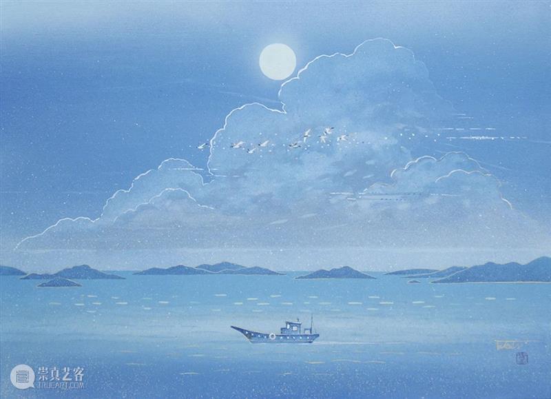 春风盎然 夏意清凉 春风 夏意 日本 画家 Takashi Ueno 上野 神奈川县 东京艺术大学 期间 崇真艺客