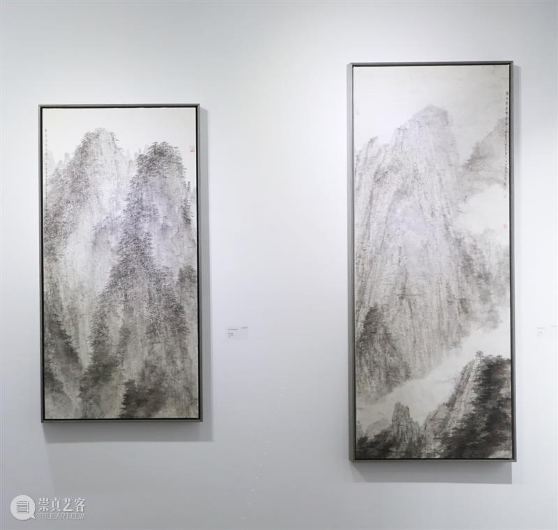芊荷微视 | 跟着徐钢老师来看展（四） 徐钢 芊荷微视 老师 导览 作品 浓淡高低远近山 积雨浮层峦 张作品 当时 画面 崇真艺客