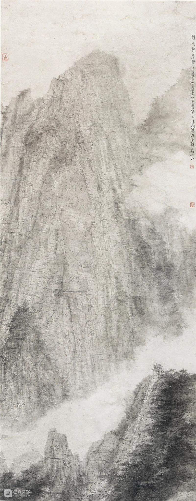 芊荷微视 | 跟着徐钢老师来看展（四） 徐钢 芊荷微视 老师 导览 作品 浓淡高低远近山 积雨浮层峦 张作品 当时 画面 崇真艺客