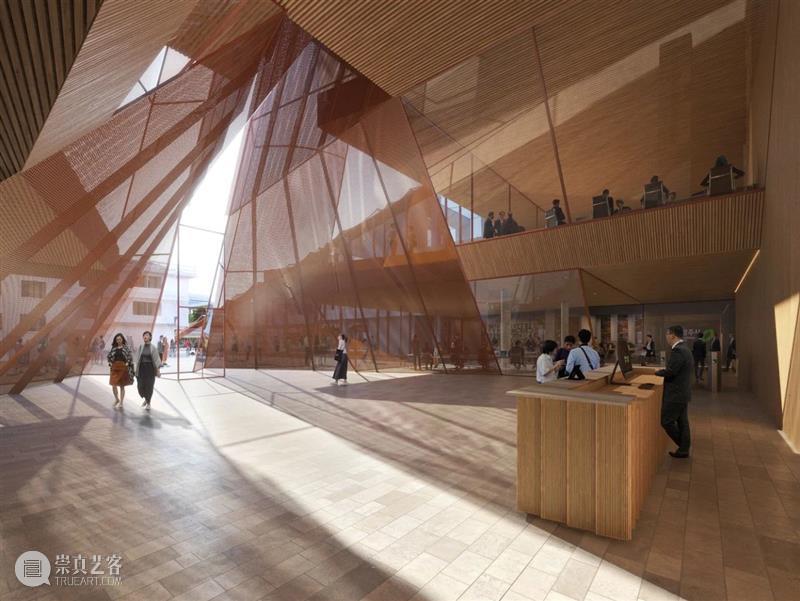 Snøhetta‘韩国清州市政厅’方案，‘包裹’旧建筑 hetta 建筑 韩国 清州 市政厅 方案 包裹 ?Sn 事务所 国际 崇真艺客