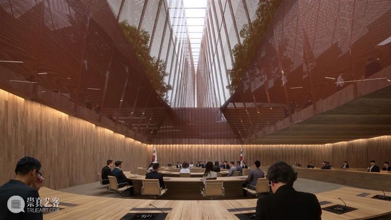 Snøhetta‘韩国清州市政厅’方案，‘包裹’旧建筑 hetta 建筑 韩国 清州 市政厅 方案 包裹 ?Sn 事务所 国际 崇真艺客