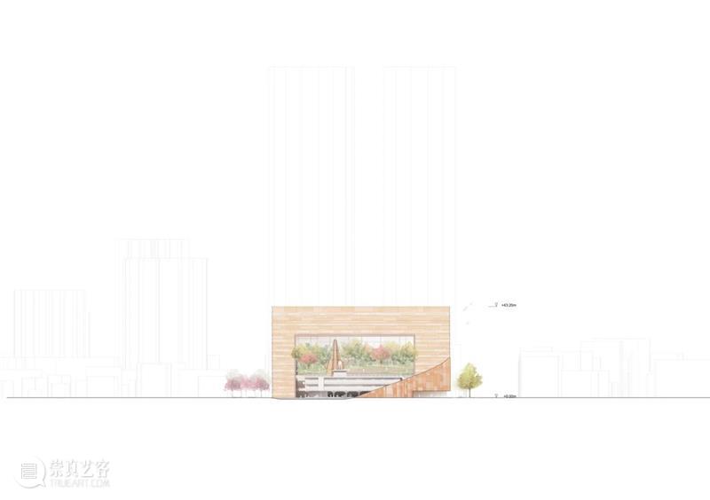 Snøhetta‘韩国清州市政厅’方案，‘包裹’旧建筑 hetta 建筑 韩国 清州 市政厅 方案 包裹 ?Sn 事务所 国际 崇真艺客