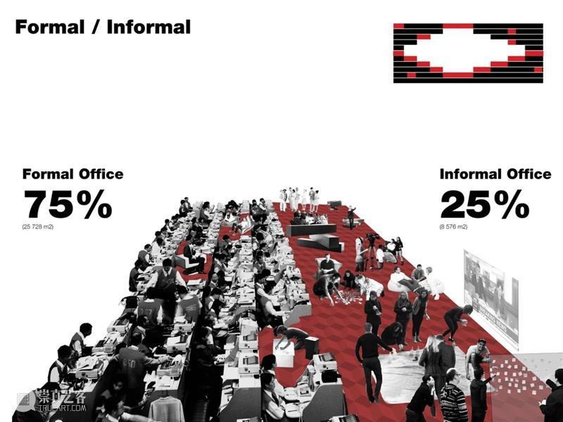 OMA 新作：Axel Springer 柏林园区，‘镜像’台地式中庭 园区 柏林 中庭 OMA 镜像 新作 Axel Springer Springer出版集团 大楼 崇真艺客