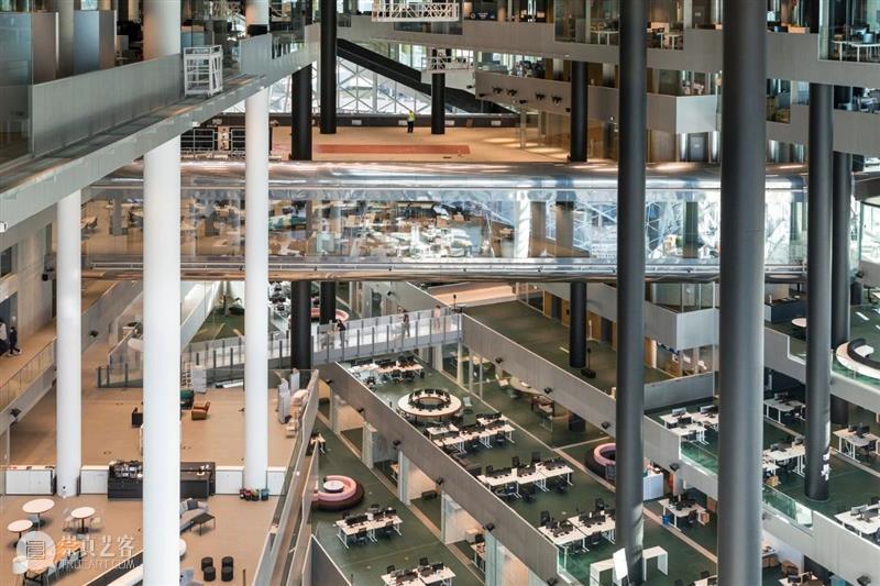 OMA 新作：Axel Springer 柏林园区，‘镜像’台地式中庭 园区 柏林 中庭 OMA 镜像 新作 Axel Springer Springer出版集团 大楼 崇真艺客