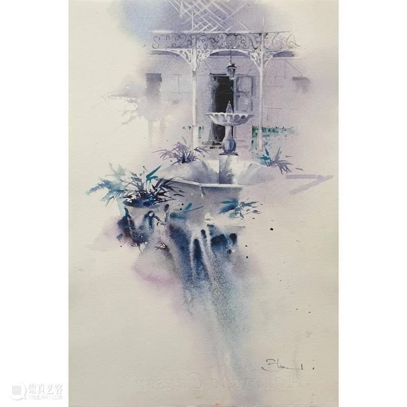 当水彩遇到花卉，简直不要太合适！ 水彩 花卉 END 崇真艺客