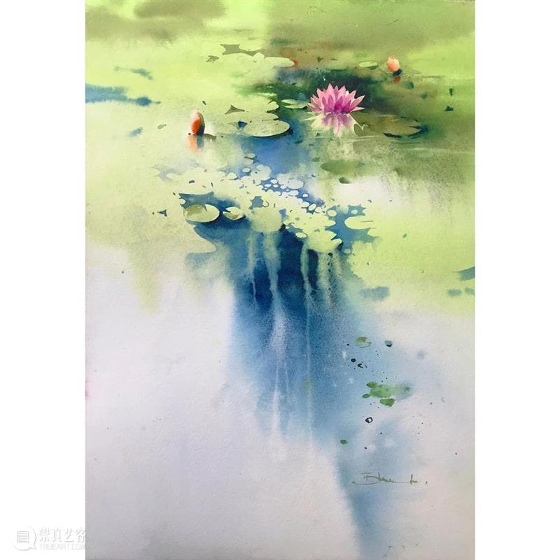 当水彩遇到花卉，简直不要太合适！ 水彩 花卉 END 崇真艺客