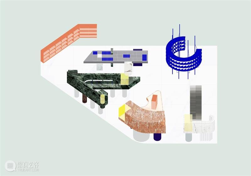 材质的对比，MOMIC 手表品牌集合店 / 西涛设计工作室 西涛设计工作室 手表 品牌 MOMIC 材质 Studio 蜜糖 白色 大理石 体块 崇真艺客