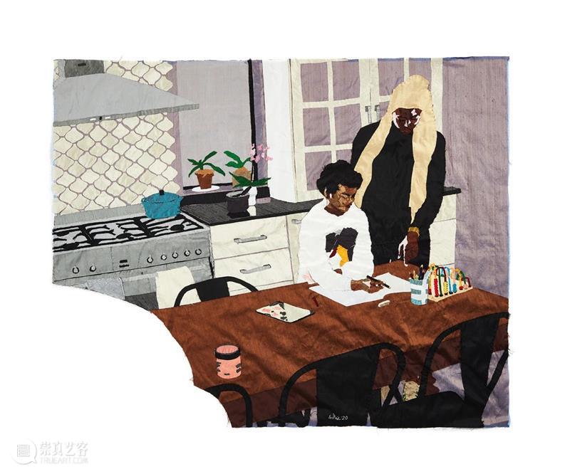 展览现场｜比利‧桑格瓦 Billie Zangewa 首个纽约个展 比利 桑格瓦 Billie Zangewa 纽约 个展 现场 BILLIE ZANGEWA hand 崇真艺客